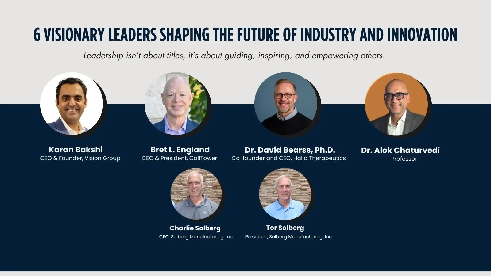 Six Visionaries, Six Paths: How Purpose-Driven Leadership Is Reshaping Modern Industries