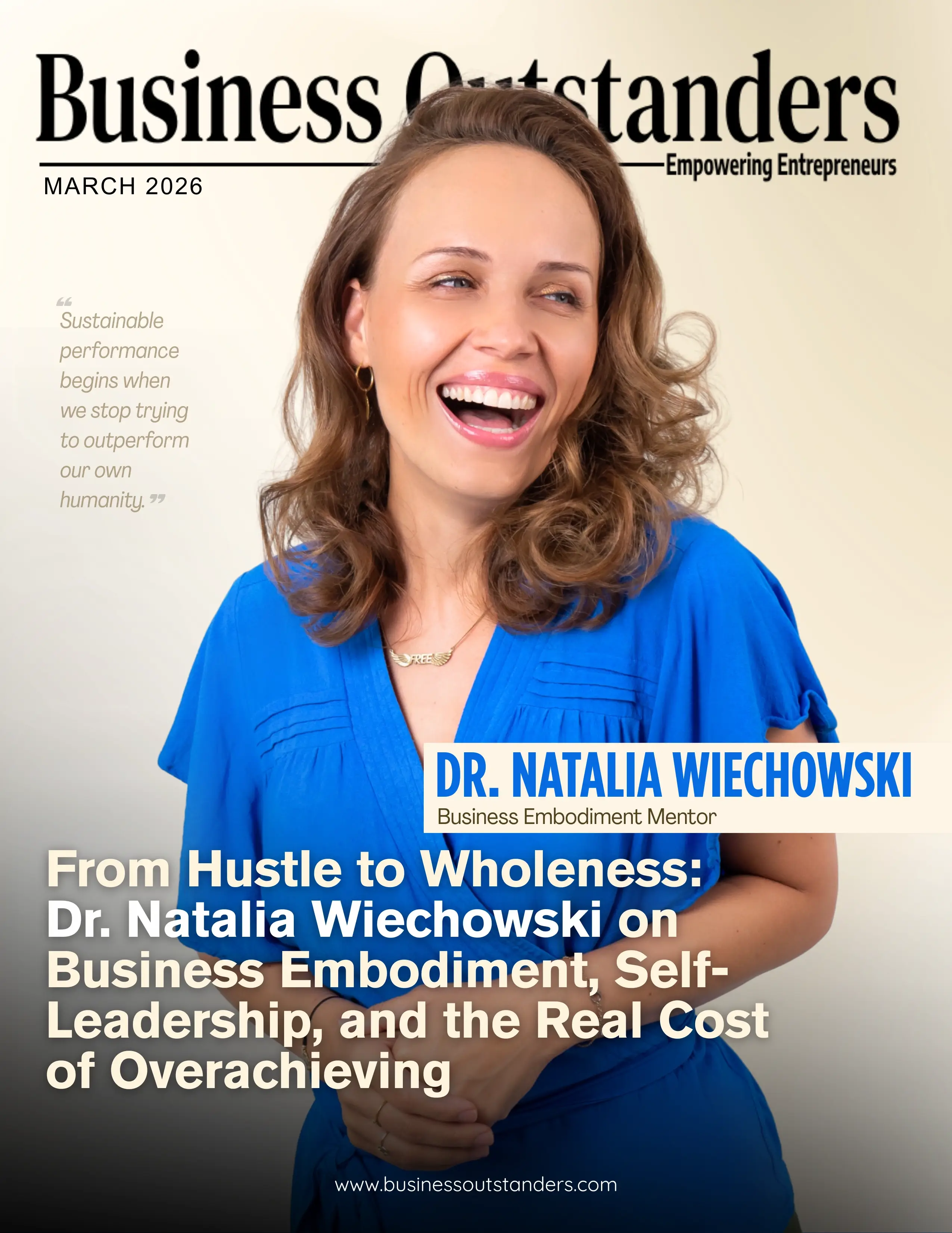 Dr Natalia Wiechowski on Self-Leadership Beyond Hustle