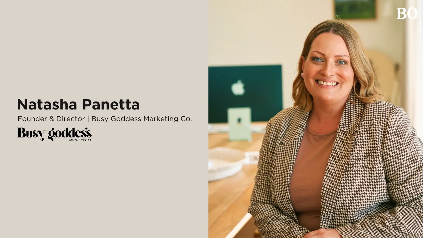 Natasha Panetta Founder of Busy Goddess Marketing Co interview on intentional marketing strategy