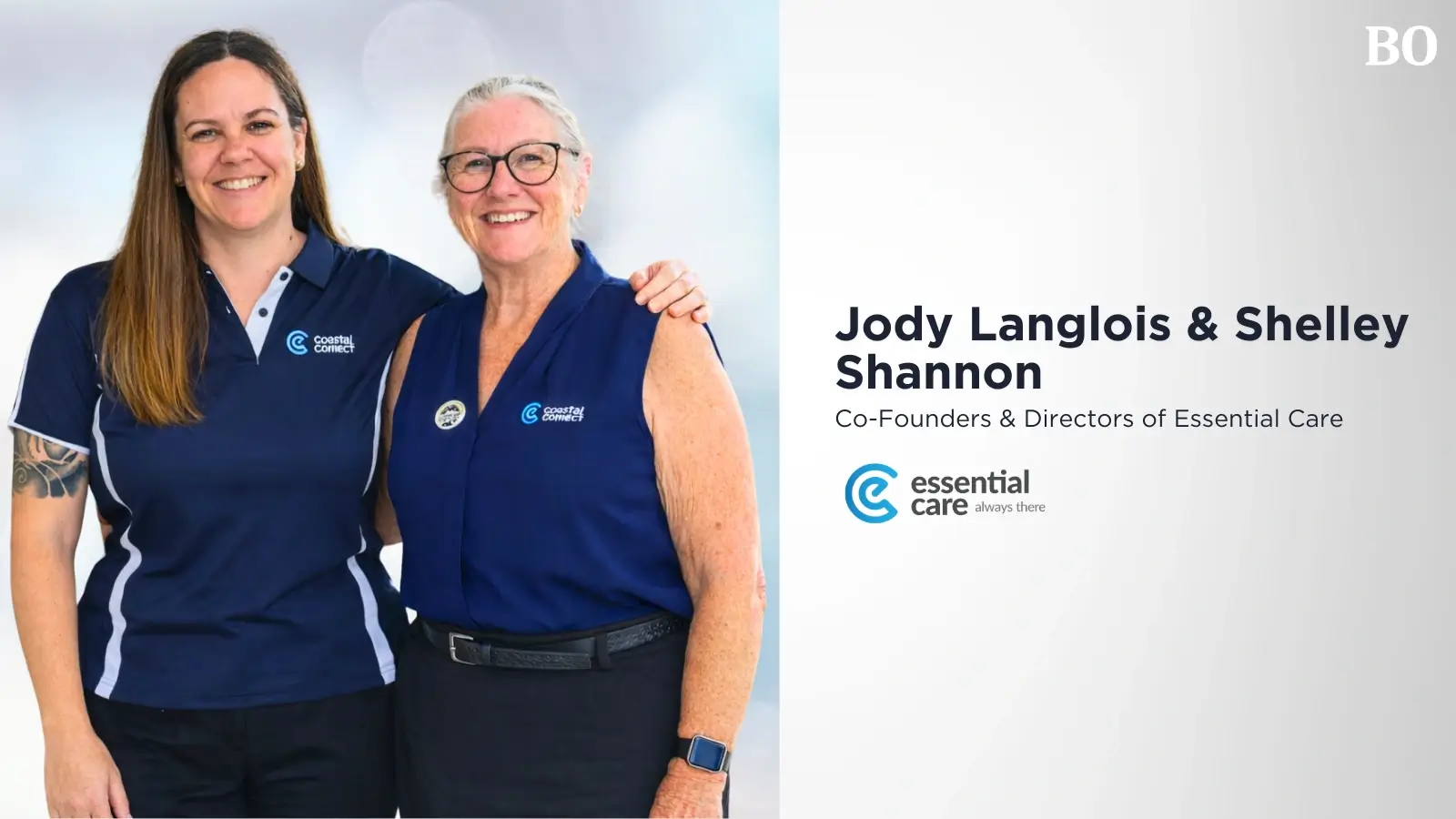 Shelley Shannon and Jody Langlois, co-founders of Essential Care, leading compassionate in-home care services