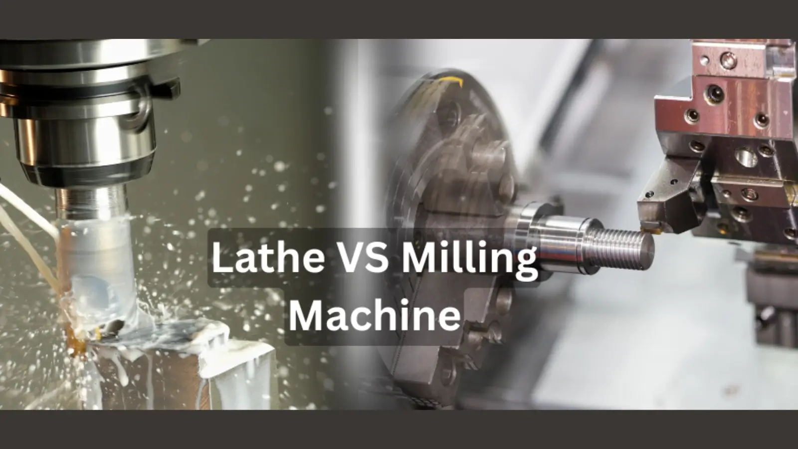 CNC lathe and milling machine used in precision machining workshop