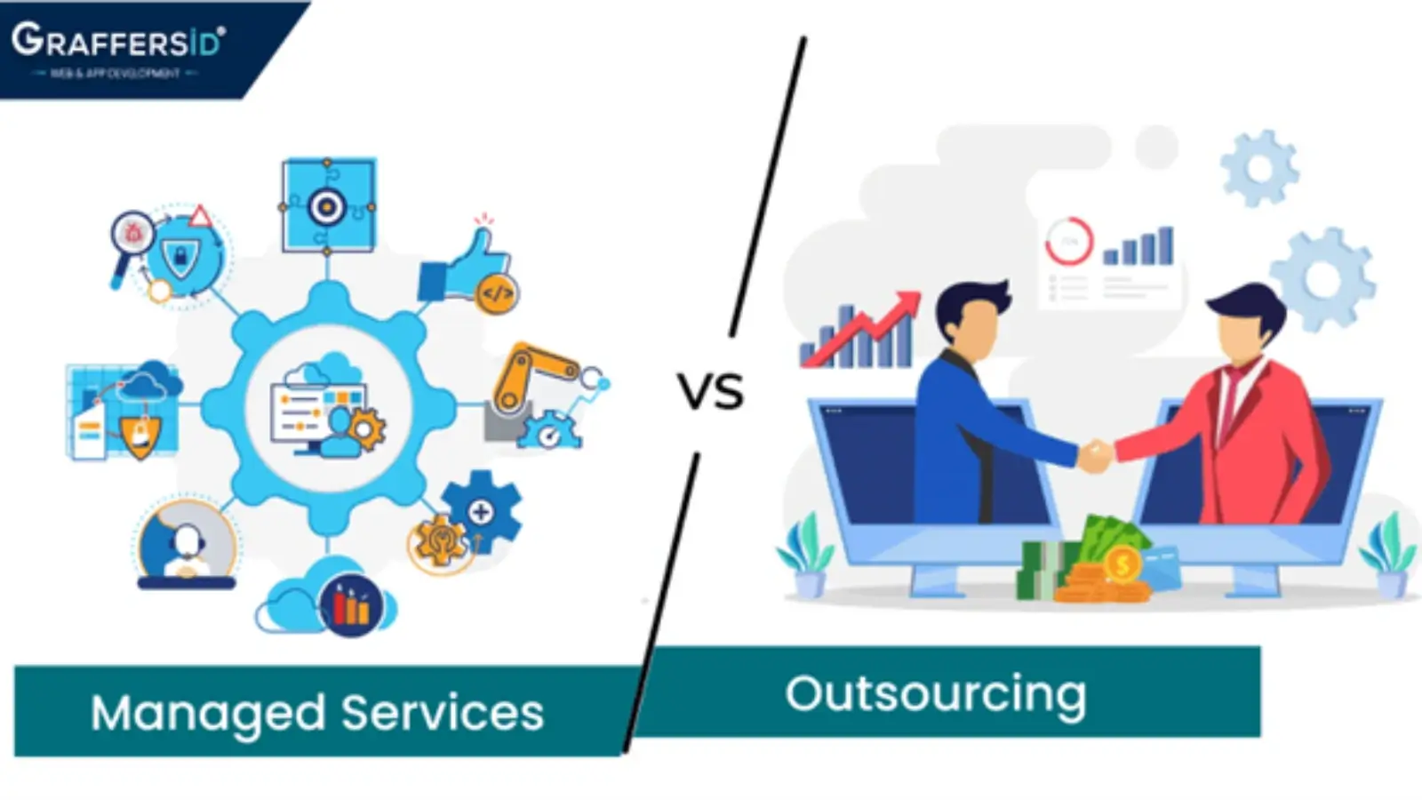 IT technician monitoring outsourced business systems for seamless operations