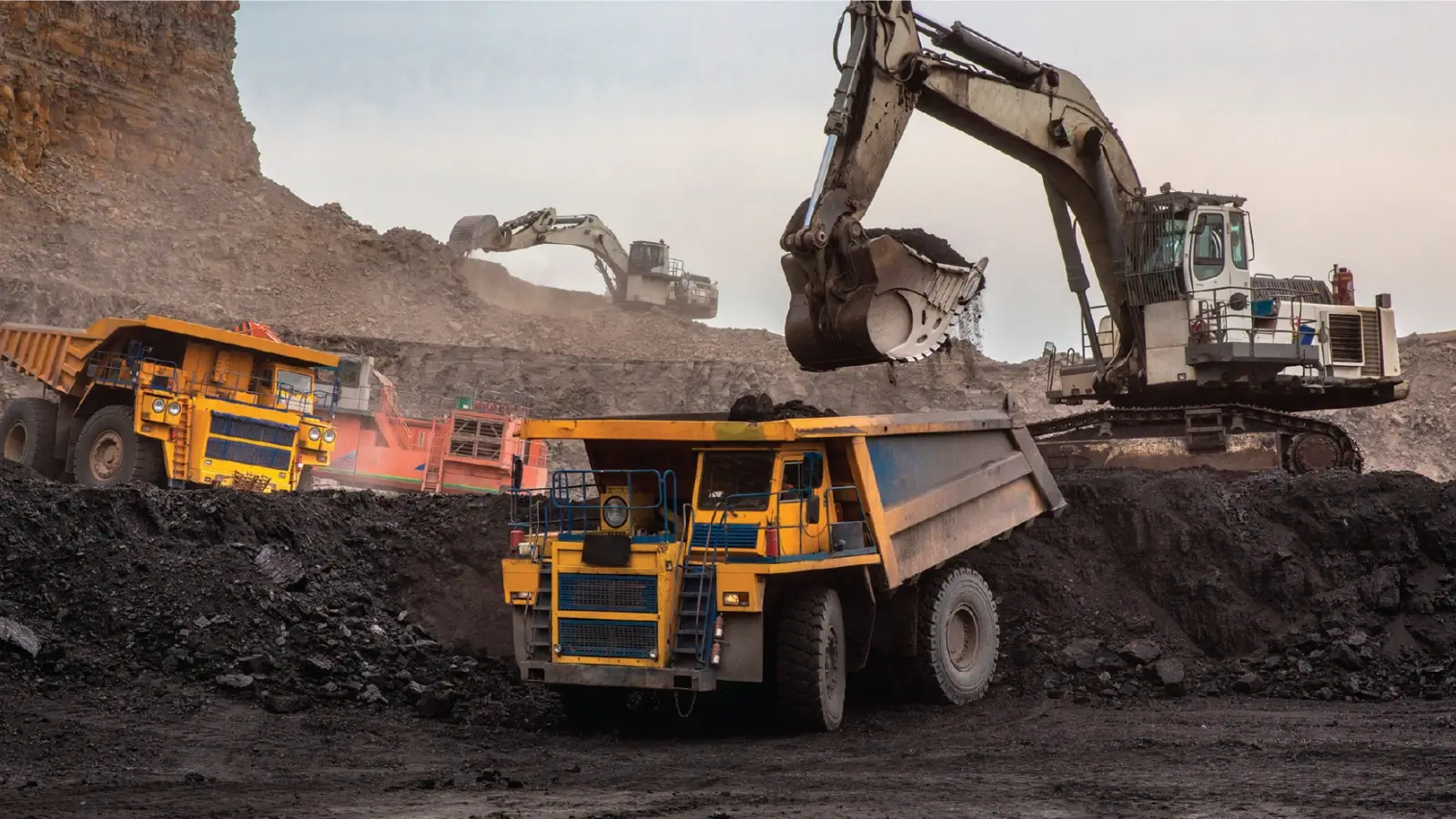 Exploring Innovative Mining Services at National Group National Group mining equipment operating at a large-scale mining site