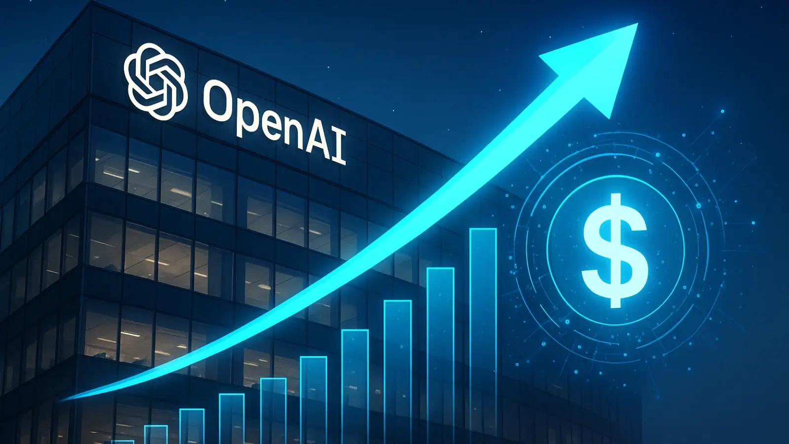 OpenAI Hits $500 Billion Valuation, Surpasses SpaceX and ByteDance OpenAI headquarters with futuristic AI graphics symbolizing rapid growth and valuation milestone