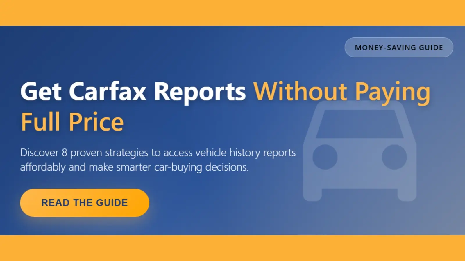 Person reviewing a Carfax vehicle history report on a laptop