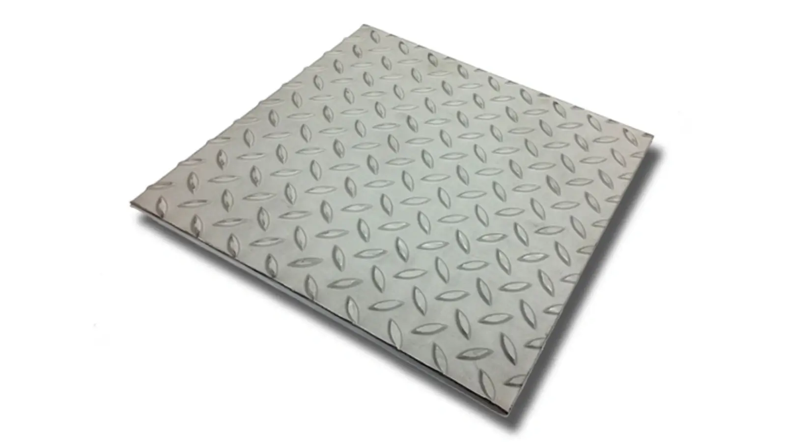 Buying Guide: Stainless Steel and Diamond Plate Stainless steel diamond plate sheet with reflective finish used in industrial flooring