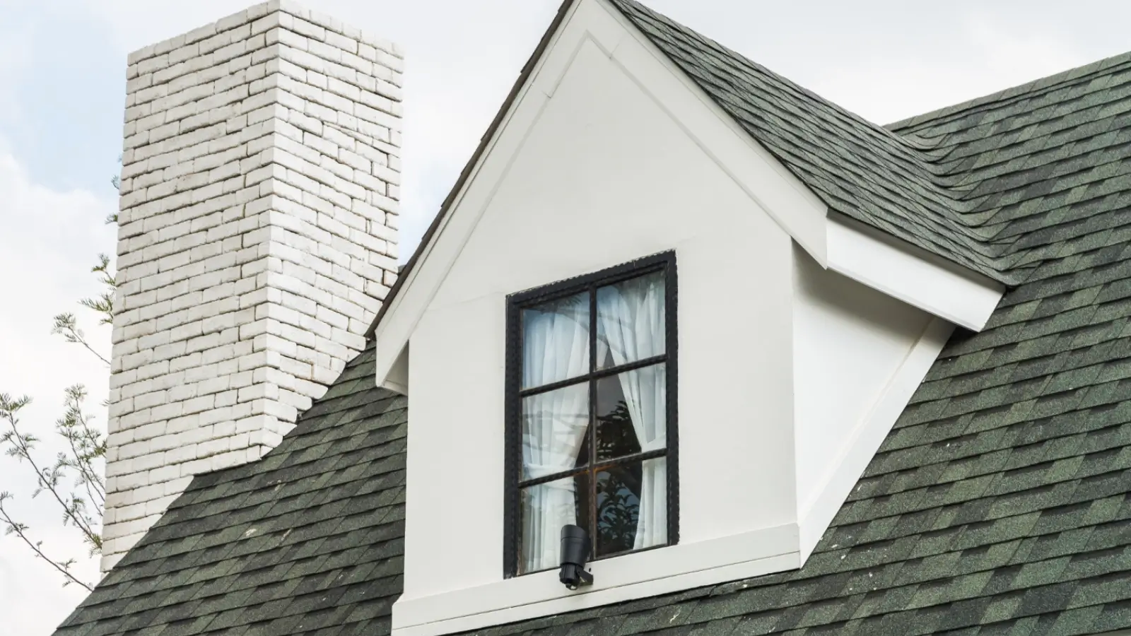 Architectural shingles on a residential Wauwatosa home roof