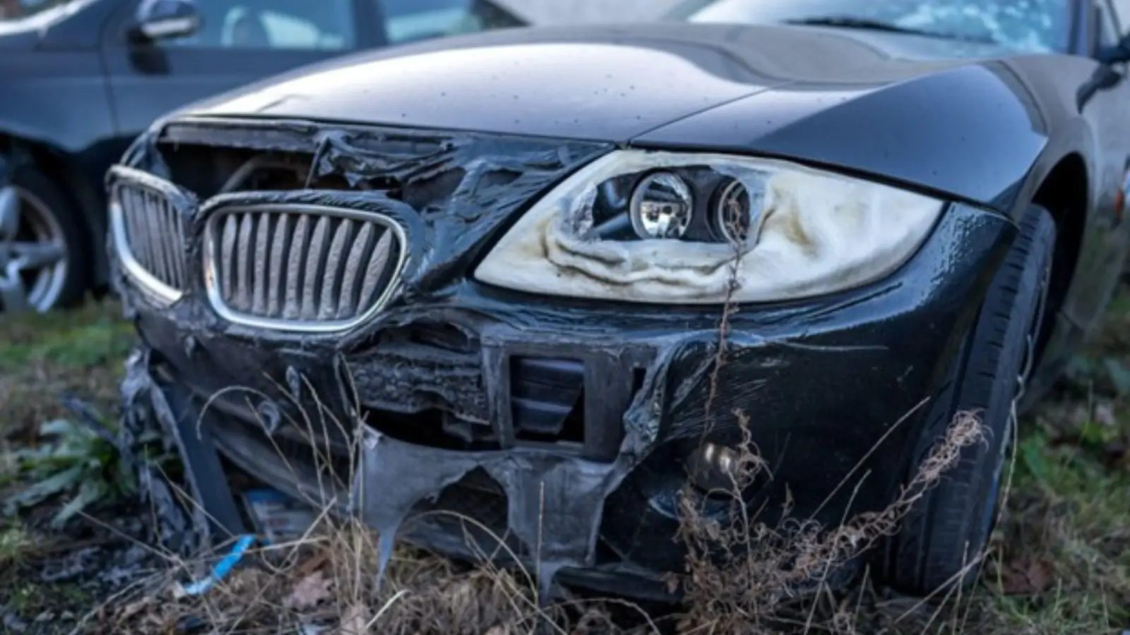 California junk car being towed for legal title transfer and sale