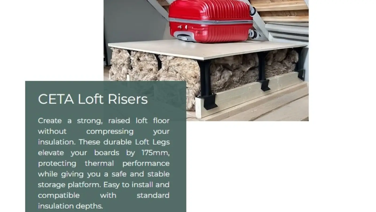 Ceta Risers adjustable loft riser and patio pedestal systems installed in home renovation projects