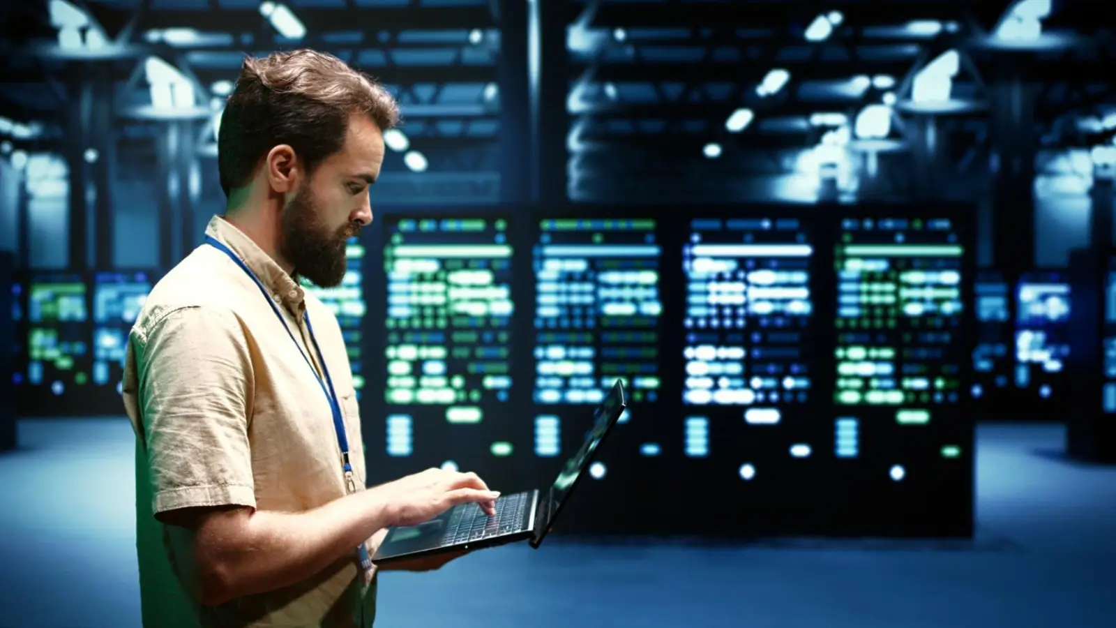 Cybersecurity professionals comparing MDR and XDR solutions in a digital security operations center