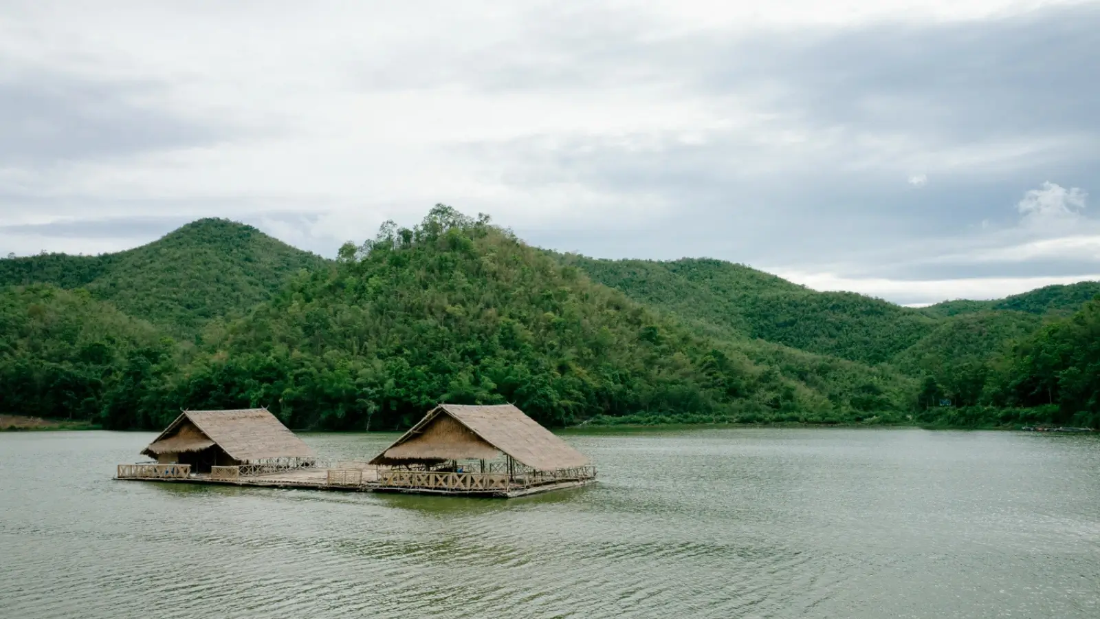 Eco-friendly resort nestled in nature with views of hills, water, and forest in Seagot Banasura