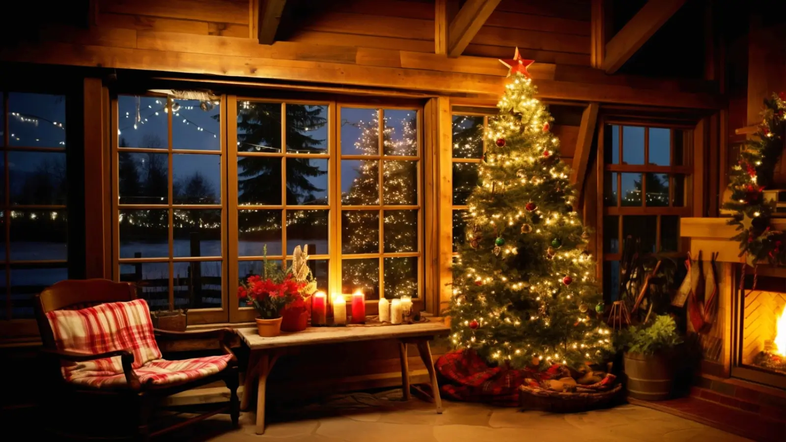 Festive home decorated with twinkling Christmas lights installed by Valley Christmas Lights