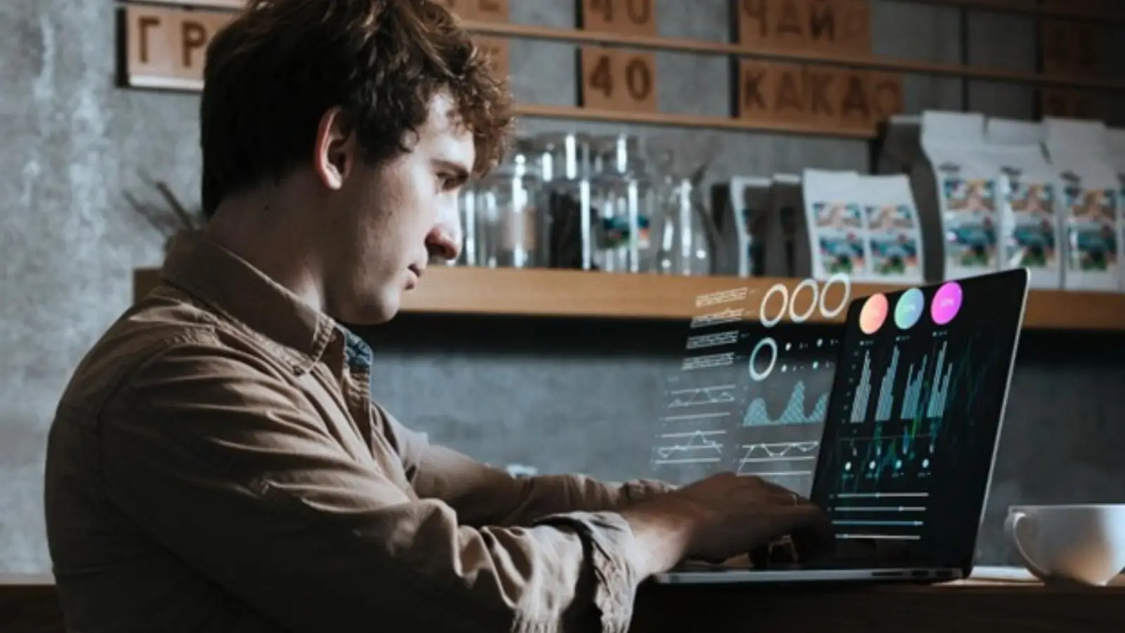 Futuristic web design interface showing AI-driven personalization and immersive user experience