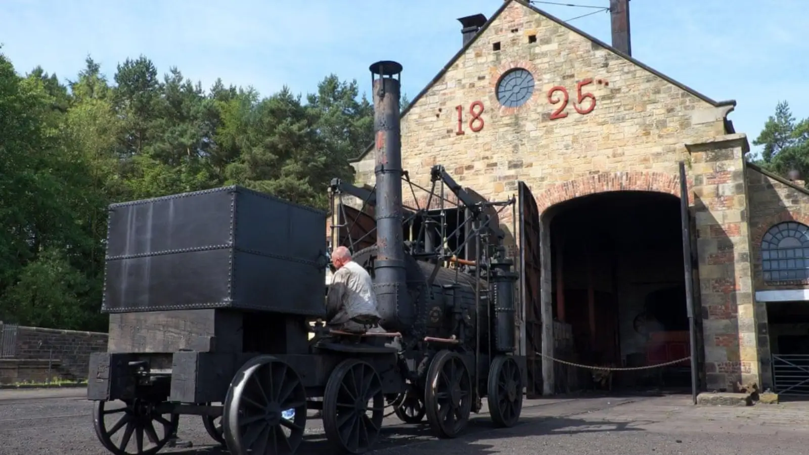 High-speed industrial door installed in a modern UK warehouse facility