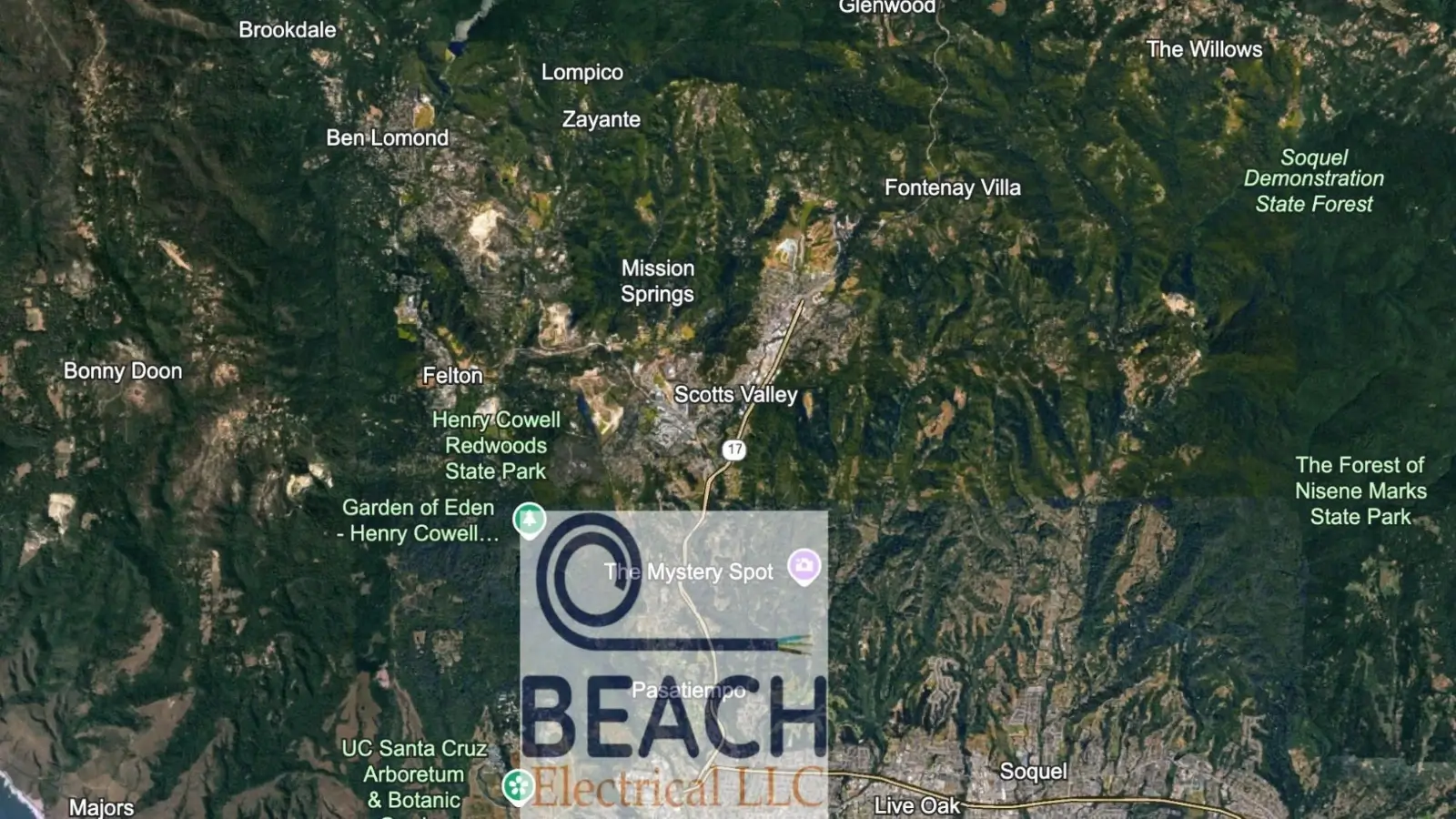 Licensed electrician safely repairing wiring in Scotts Valley, CA home