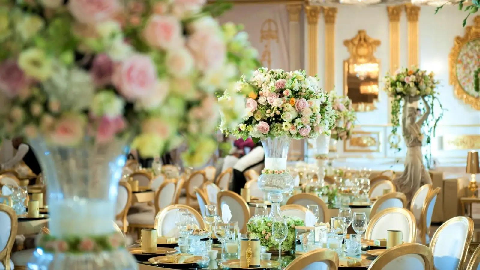 Luxury wedding ceremony setup by destination wedding planners in Dubai