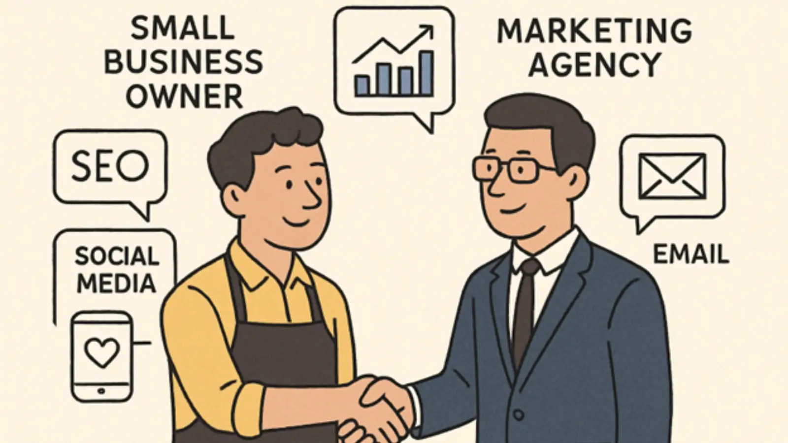 Marketing team strategizing around laptop with digital analytics and brand visuals on screen