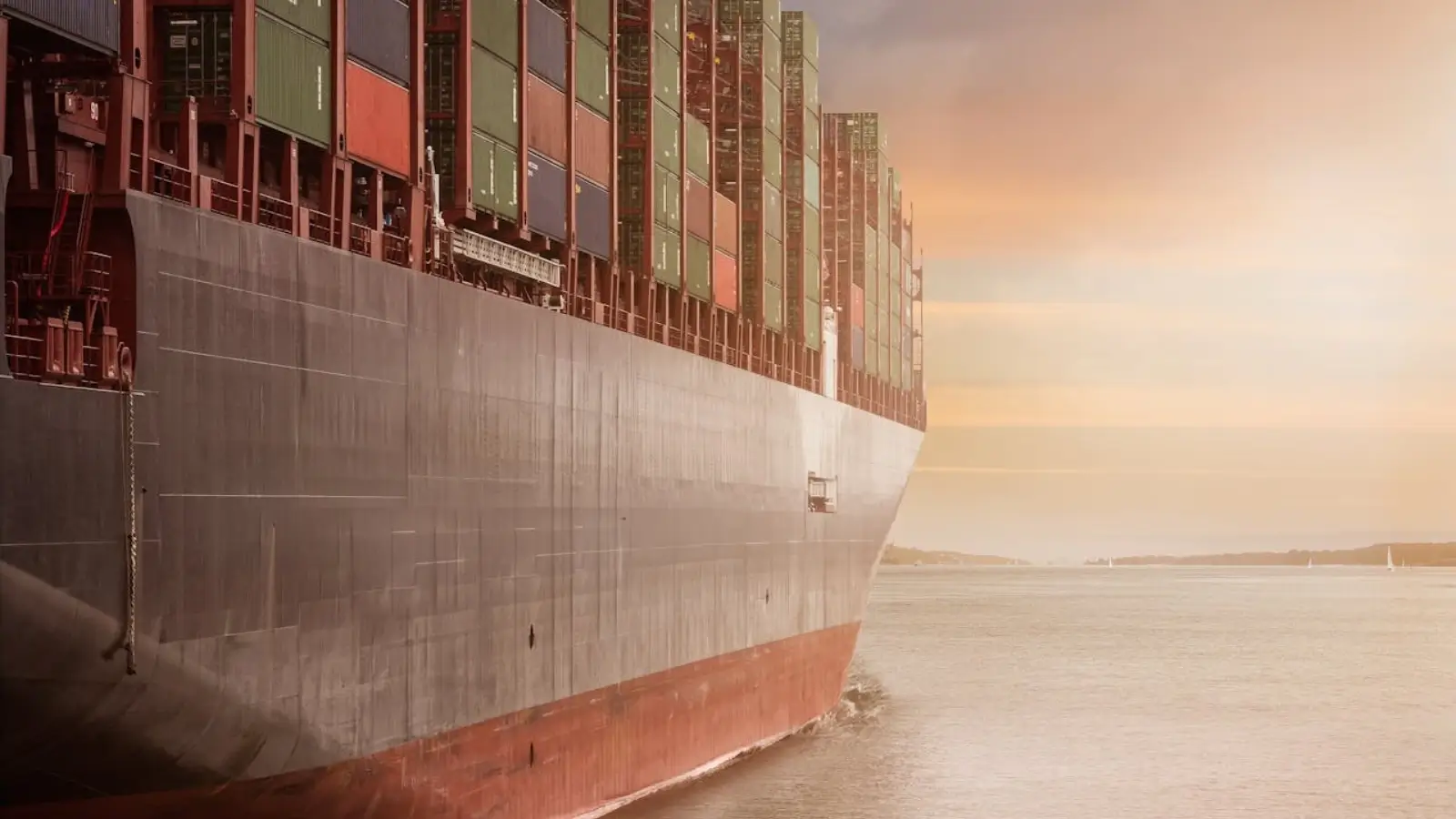 Modern warehouse with workers, robots, and smart supply chain technology in motion