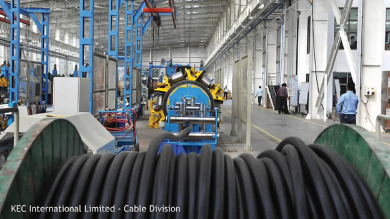 Modern wire and cable manufacturing facility in India powering infrastructure