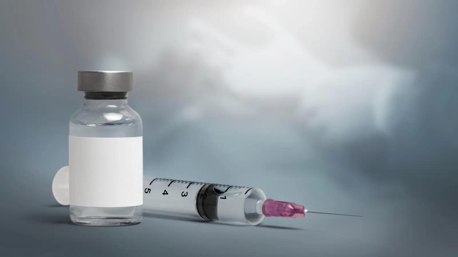 Mounjaro injection and healthy lifestyle items on a winter-themed background