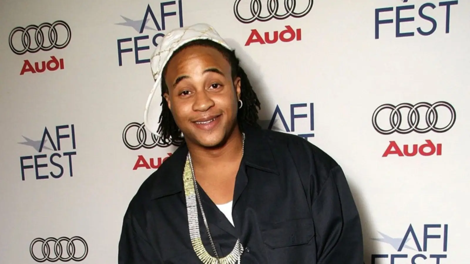 Orlando Brown smiling during a public appearance after his recovery and comeback