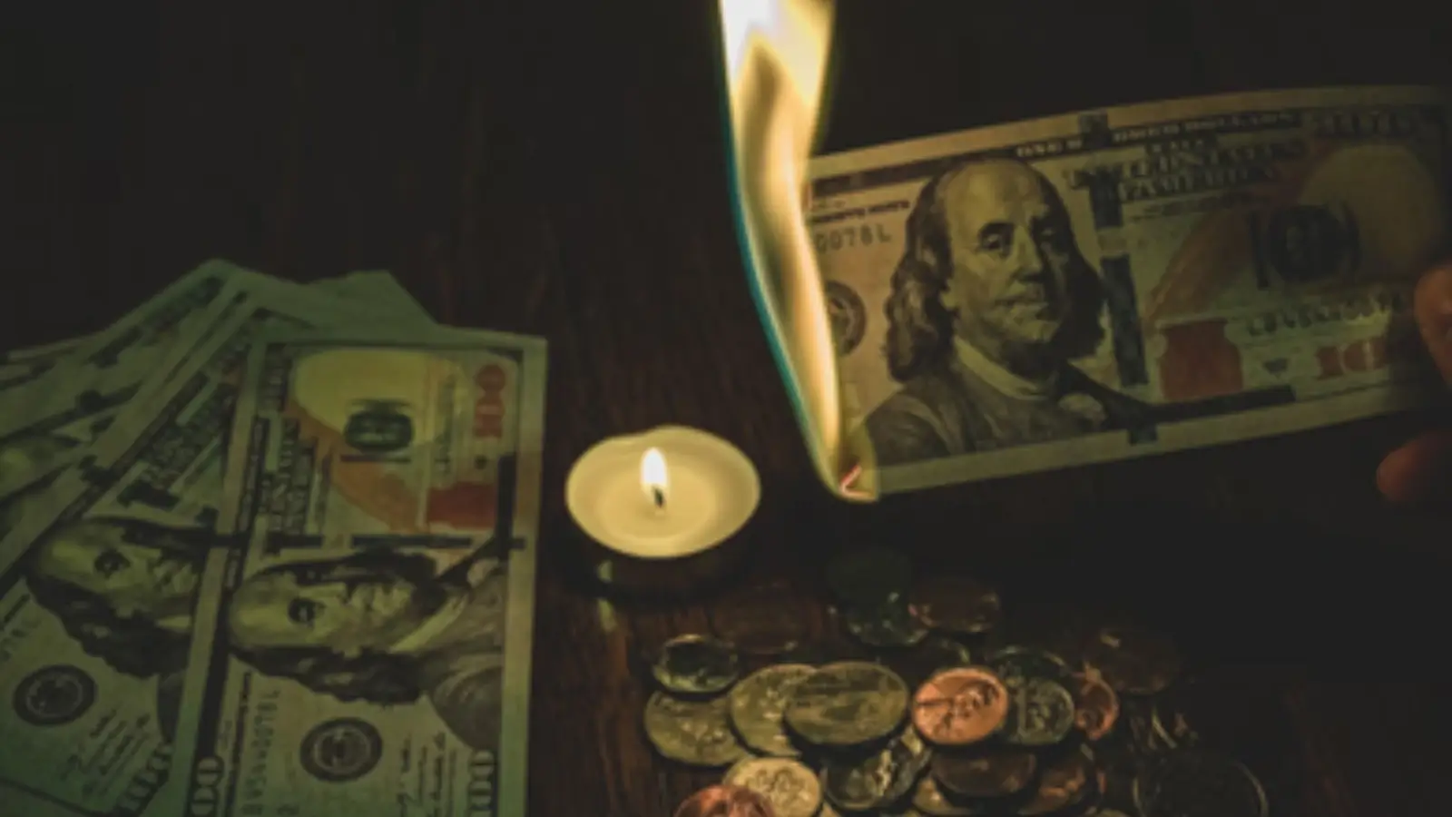 Person calculating expenses during a financial emergency with documents and laptop