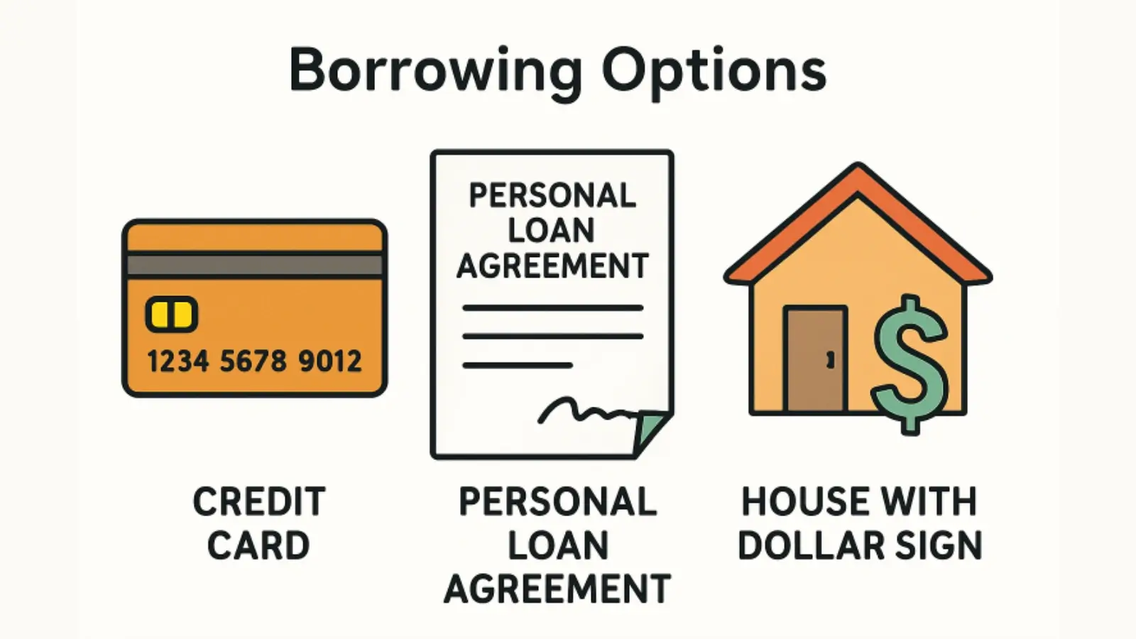 Person reviewing loan options and budget strategy on a laptop with financial documents