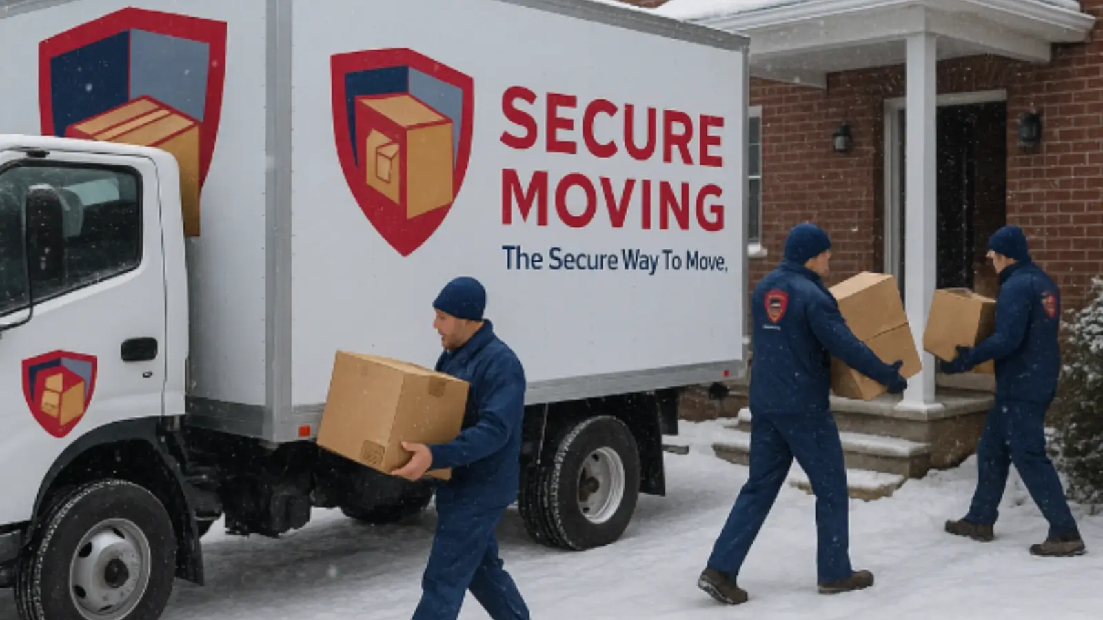 Professional movers from Secure Moving handling office equipment in Vancouver