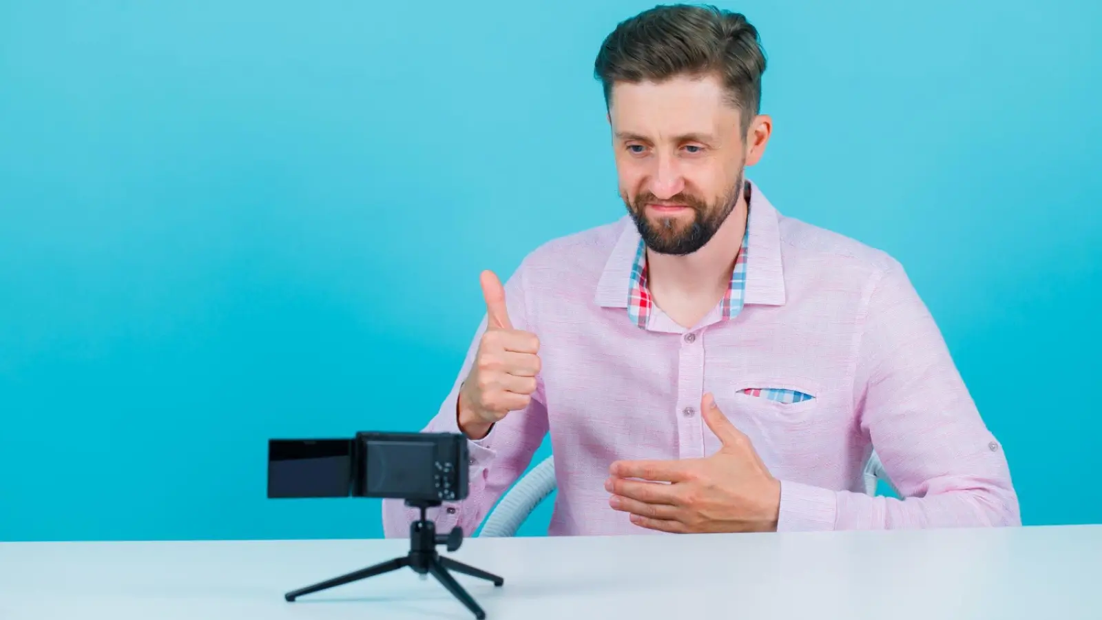 Real customer giving a genuine testimonial on camera for a brand in 2026