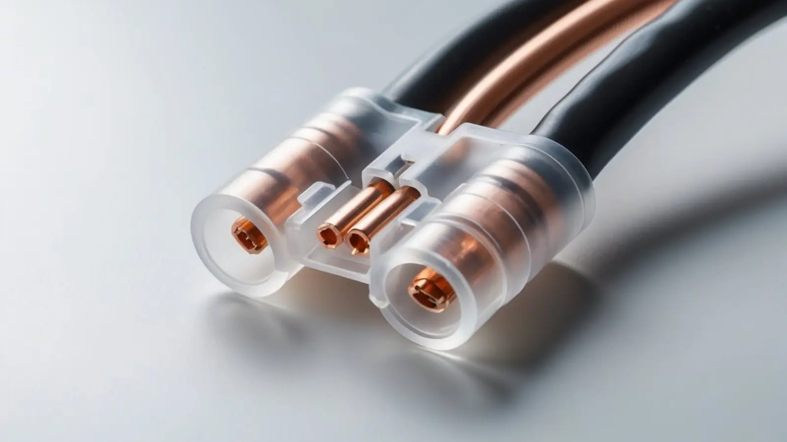Various types of splicing connectors used in electrical wiring systems