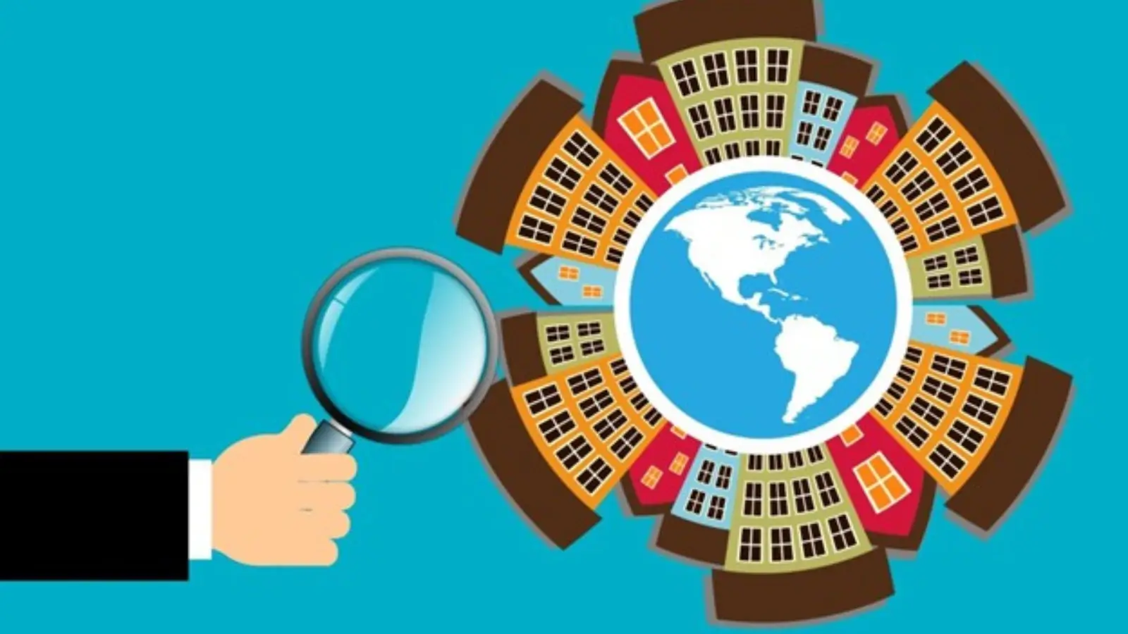 Young couple reviewing rental agreement in a modern apartment