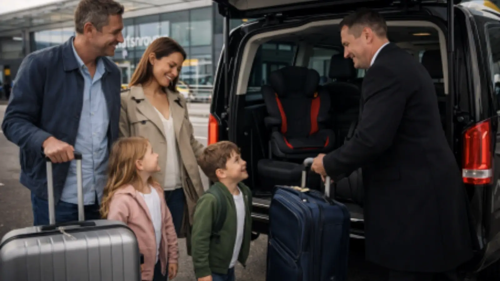 Crowds watching London New Year’s Eve fireworks with taxis navigating through city streets