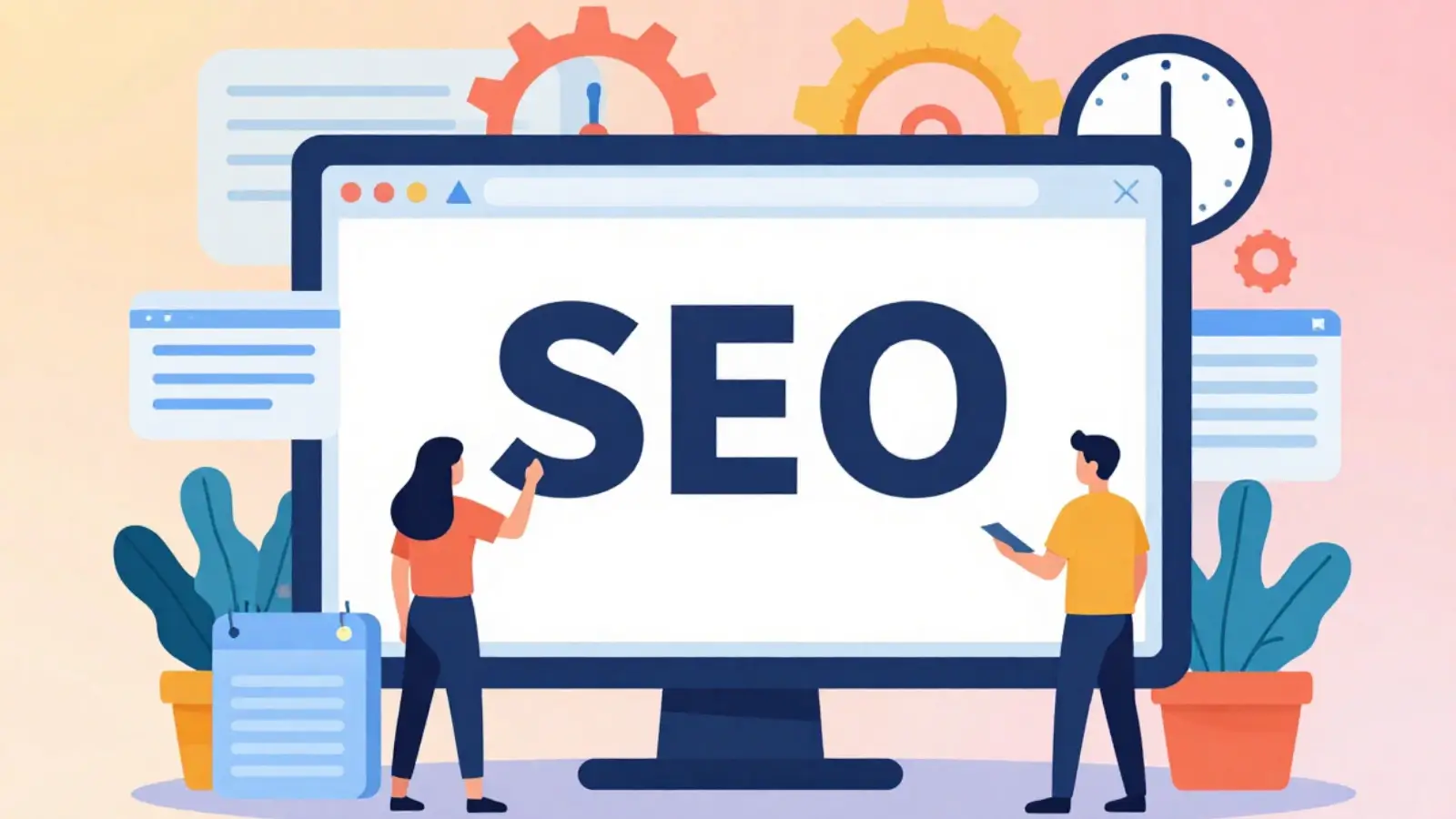 Designing an SEO-friendly website with user-focused layout and technical optimization