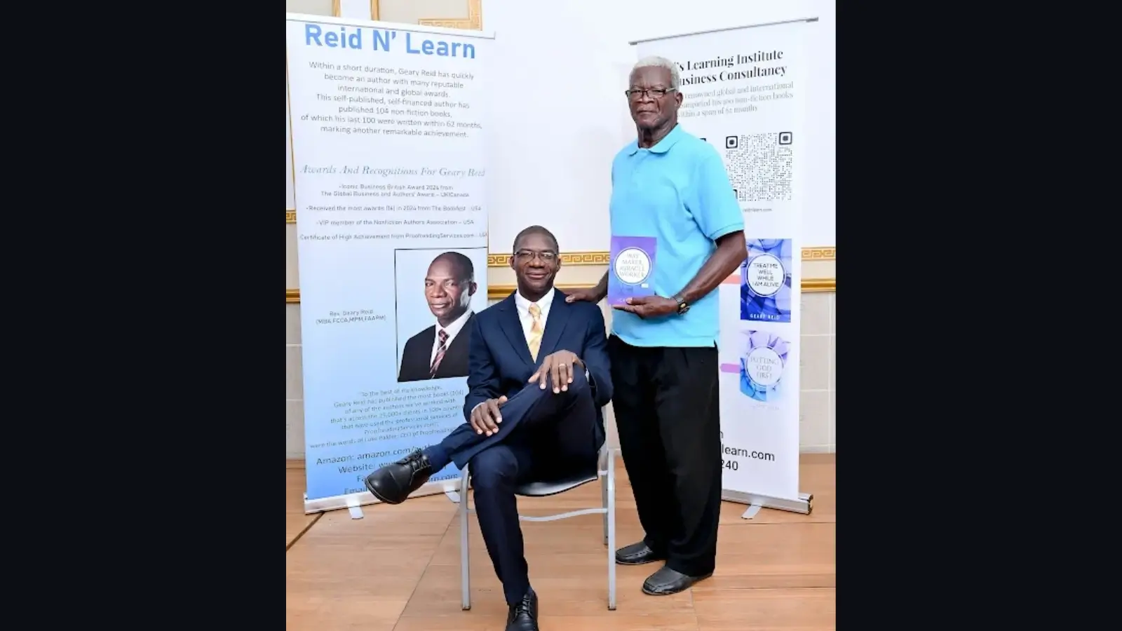 Geary Reid author and finance expert who published 104 books without AI