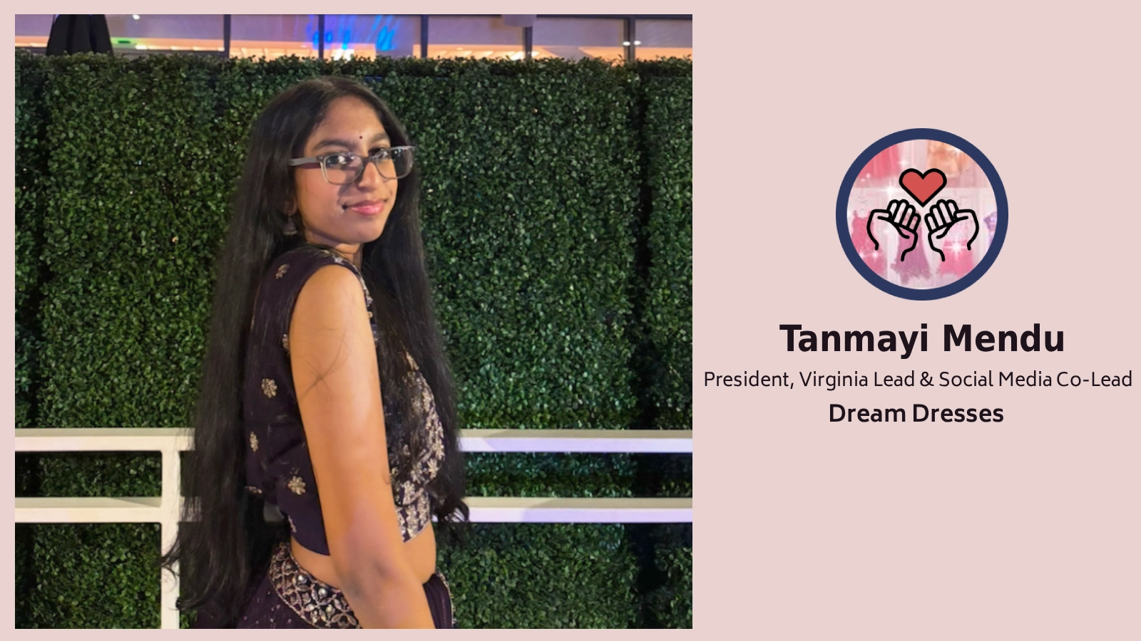 Tanmayi mendu, dream dresses