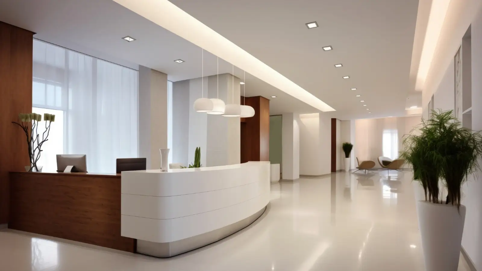 Modern patient-friendly medical centre interior design