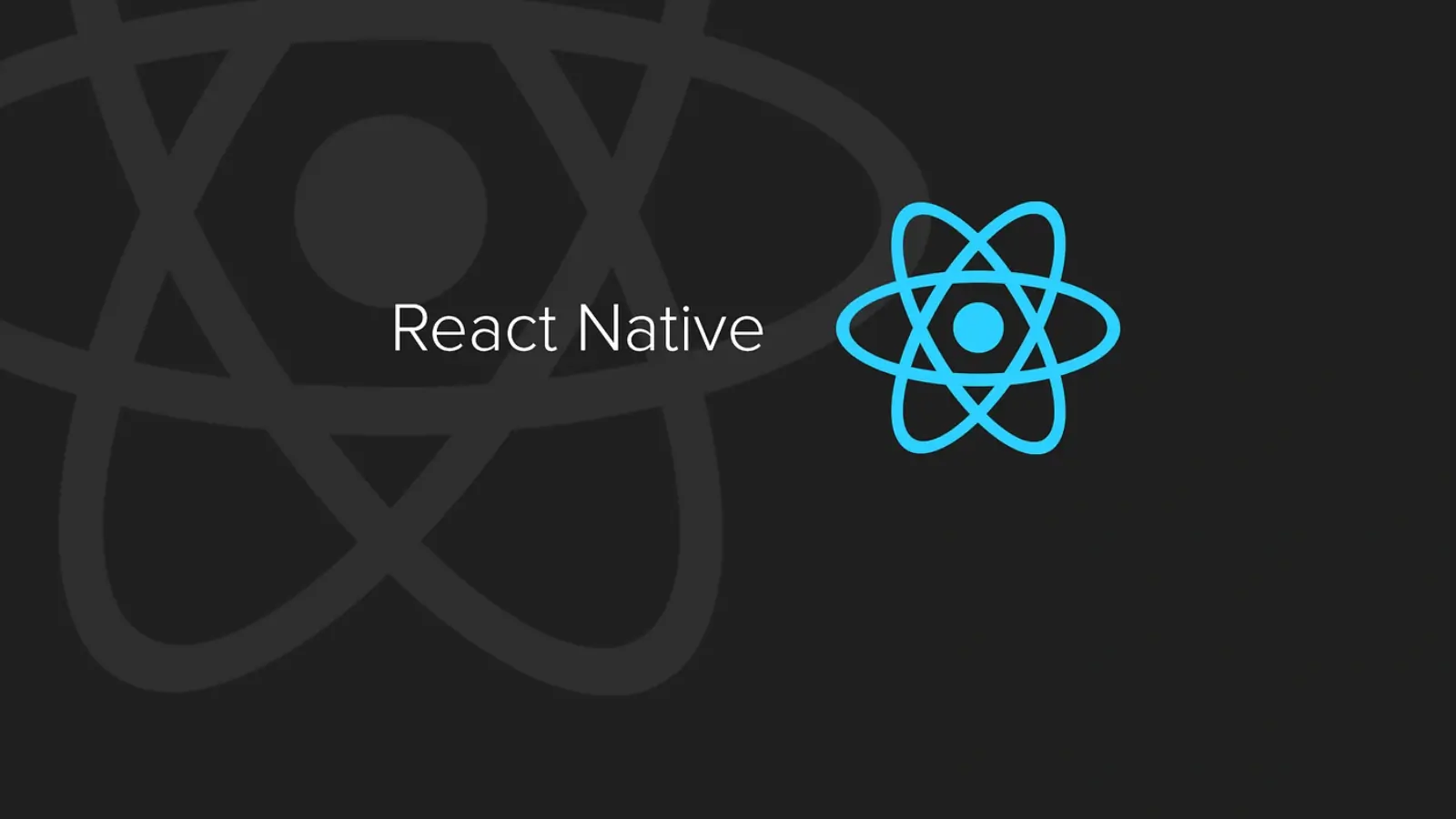 React Native app development concept showing cross-platform iOS and Android mobile apps