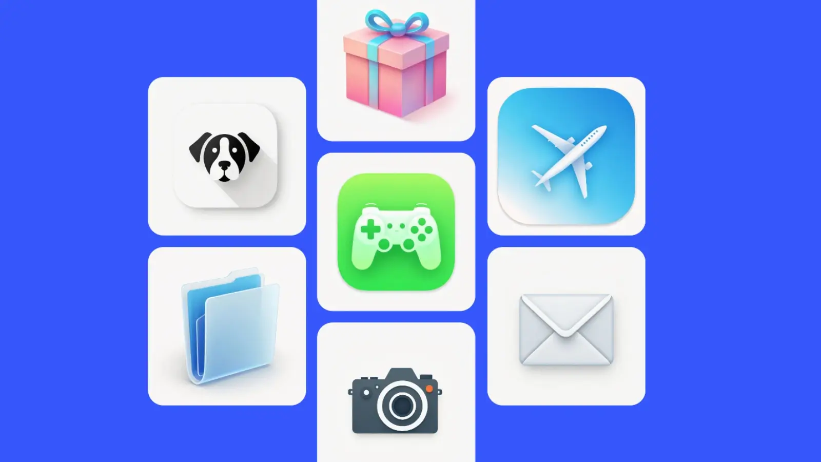 User generating app icons using an AI-powered icon generator interface
