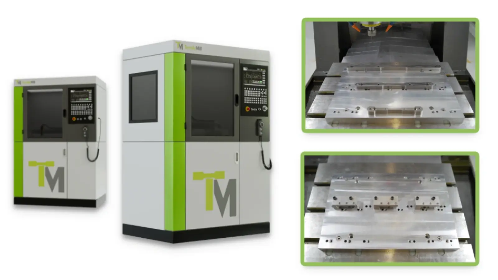 Hybrid CNC machine preparing tensile and impact test specimens with precision in a quality control lab