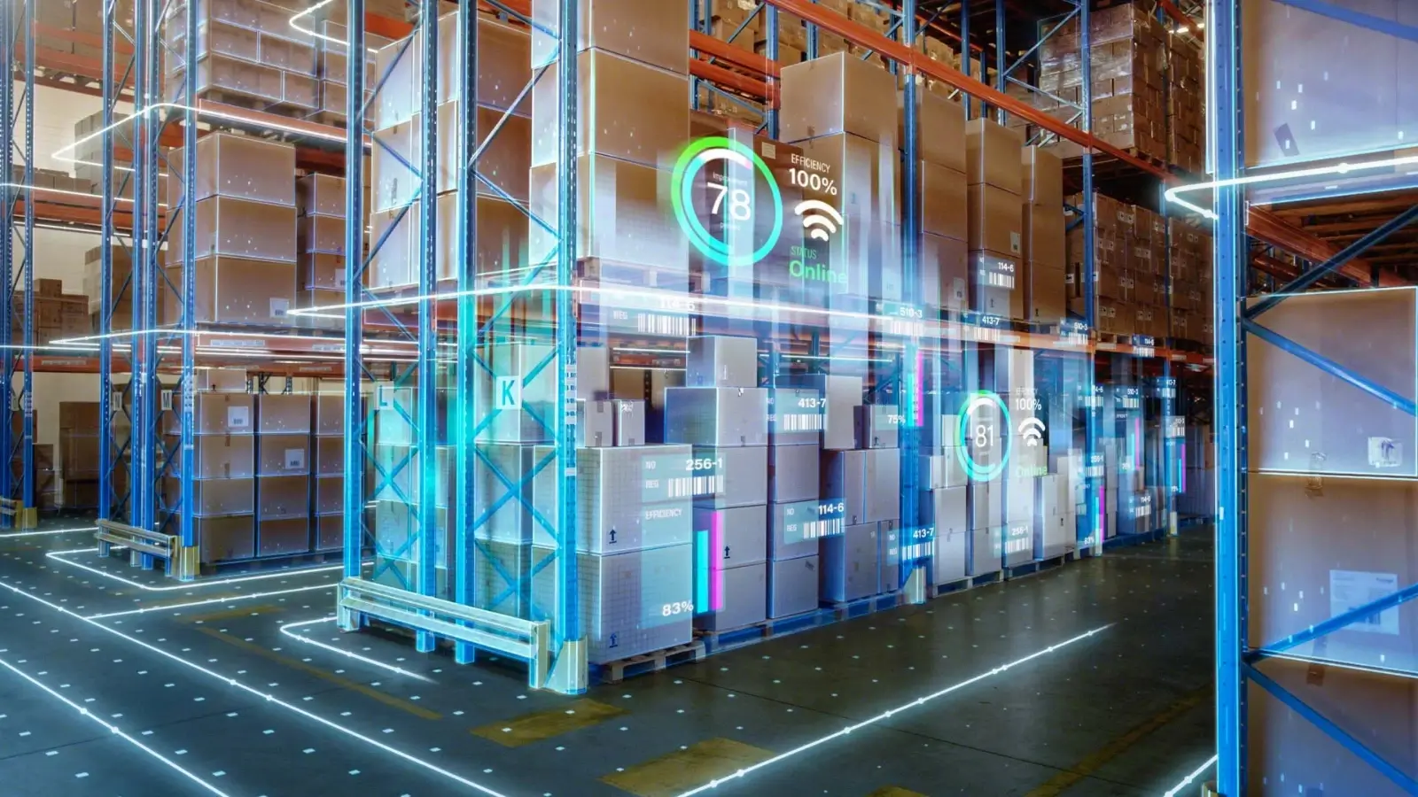 From Storage to Success: How Modern Logistics Services Work Modern warehouse with automated sorting and inventory management systems