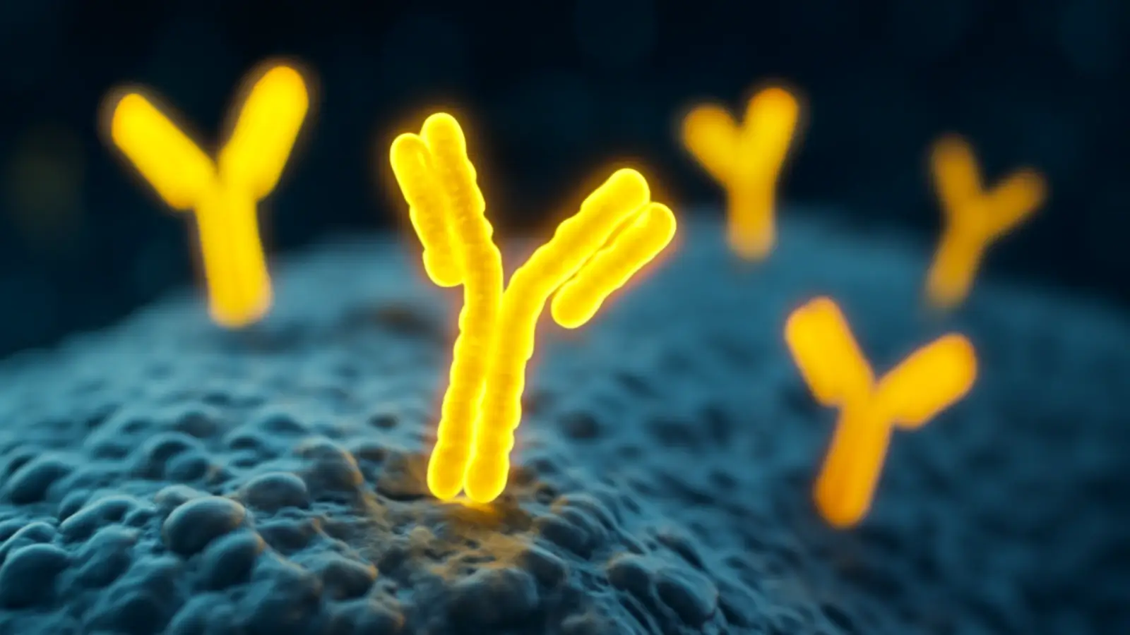 Researcher analyzing protein activity using phospho-specific antibodies in a biotech lab
