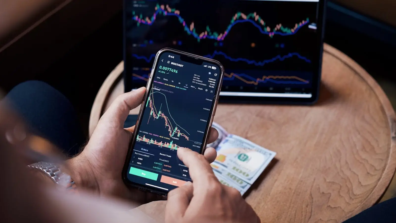 professional trading platform interface showing charts and global markets