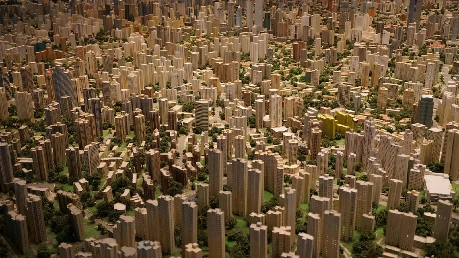 Urban city map metaphor for software codebase structure