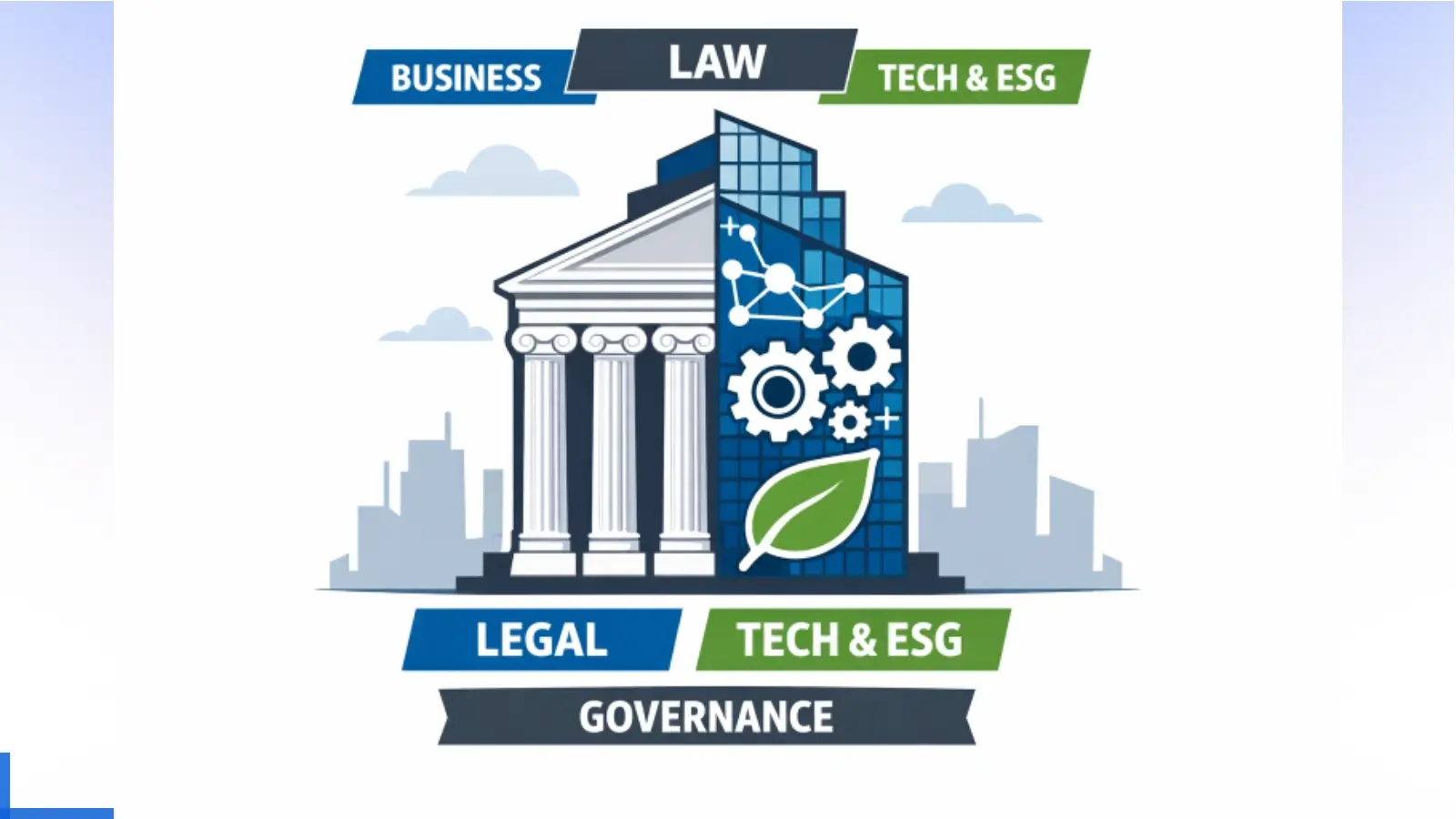 Business leaders analyzing legal frameworks