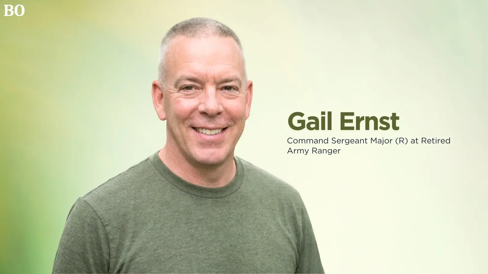 Gail Ernst military leader and former U.S. Army Command Sergeant Major