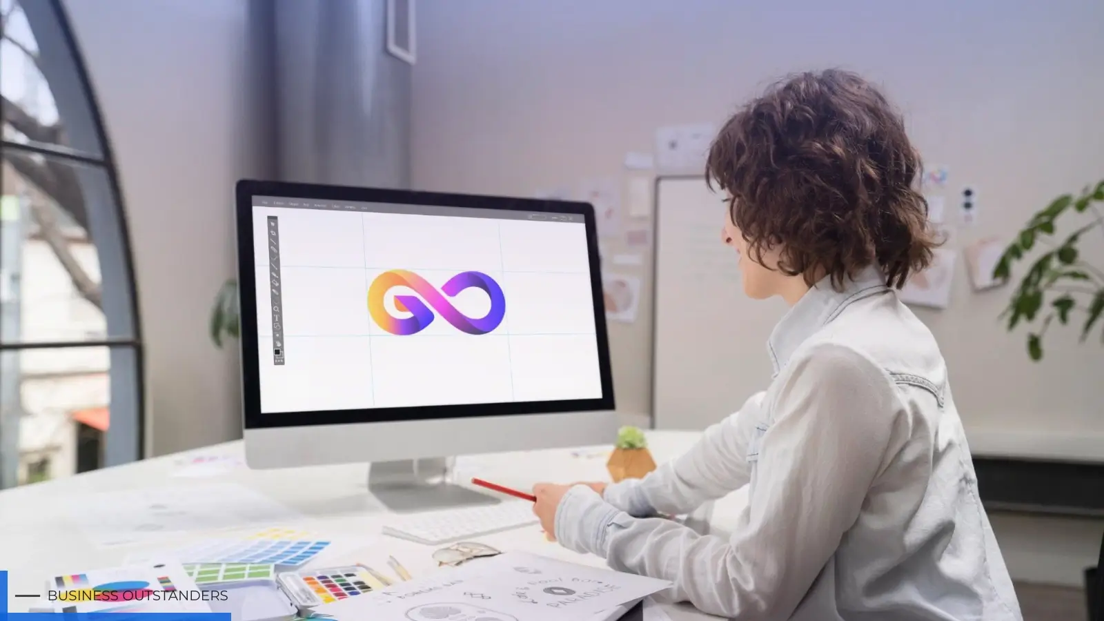 Professional animated logo showcasing motion graphics and brand identity for a modern business
