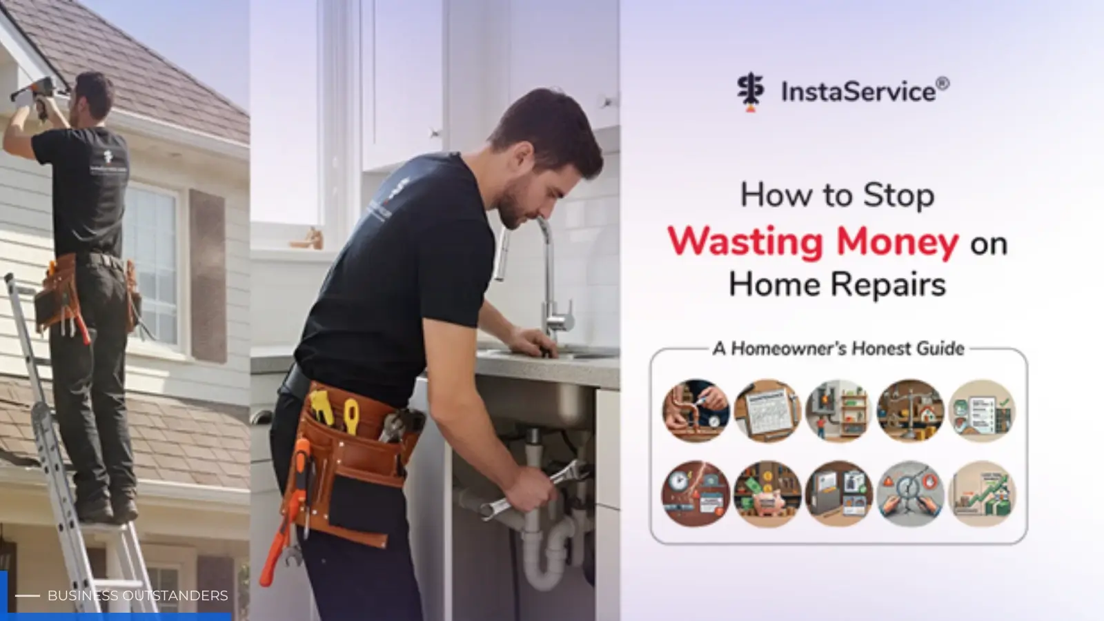 Homeowner inspecting a leaking pipe to prevent costly home repair damage