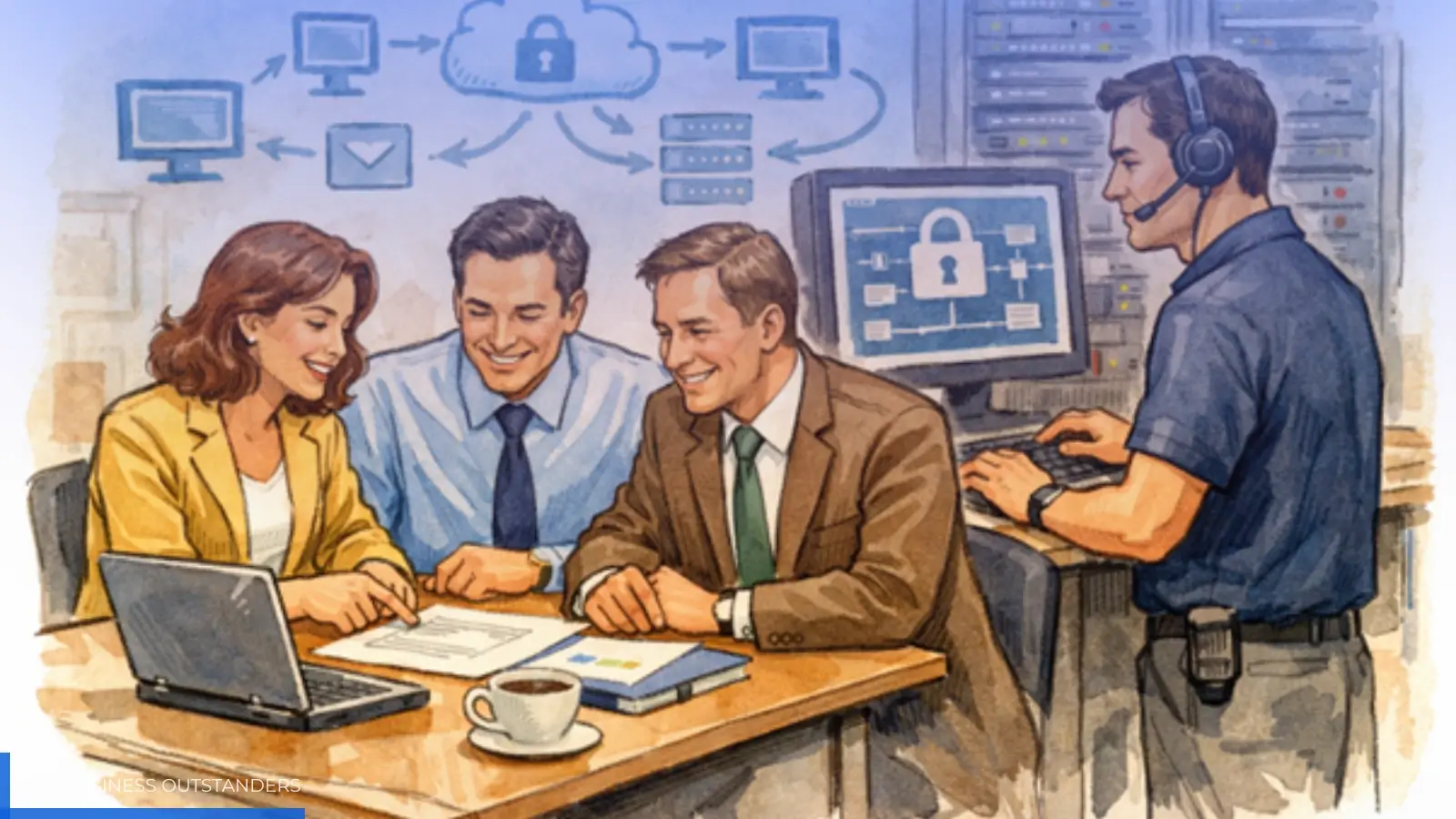 IT support technician managing business systems and network infrastructure