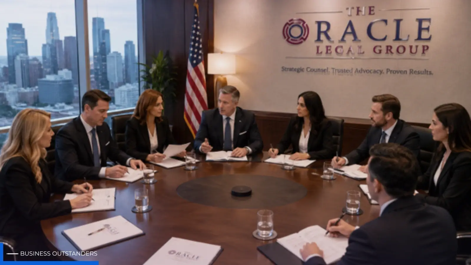 Lawyer reviewing intellectual property documents during a business acquisition due diligence process