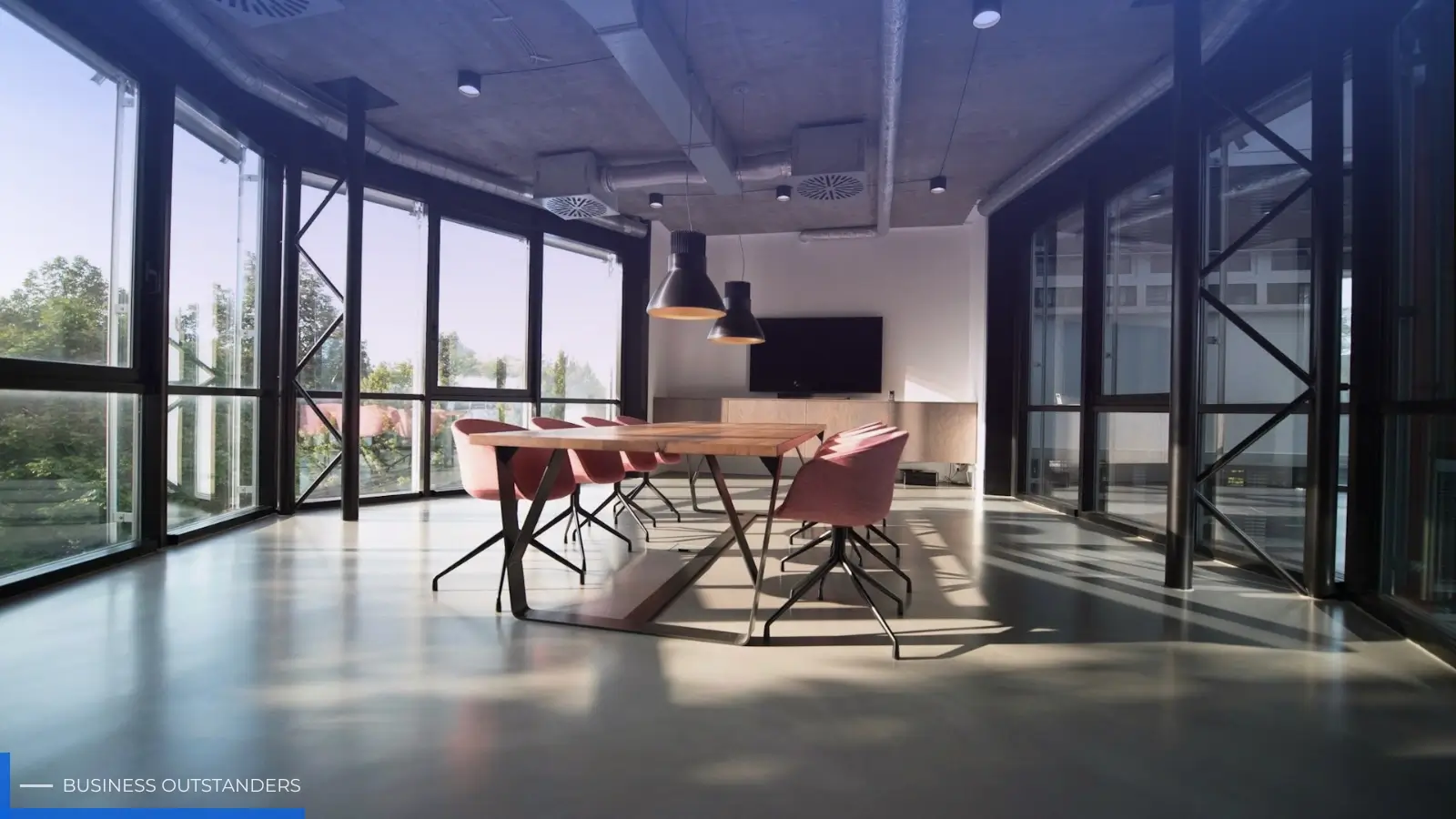 Modern office interior with natural light, calm color palette, and activity-specific zones designed to boost employee engagement